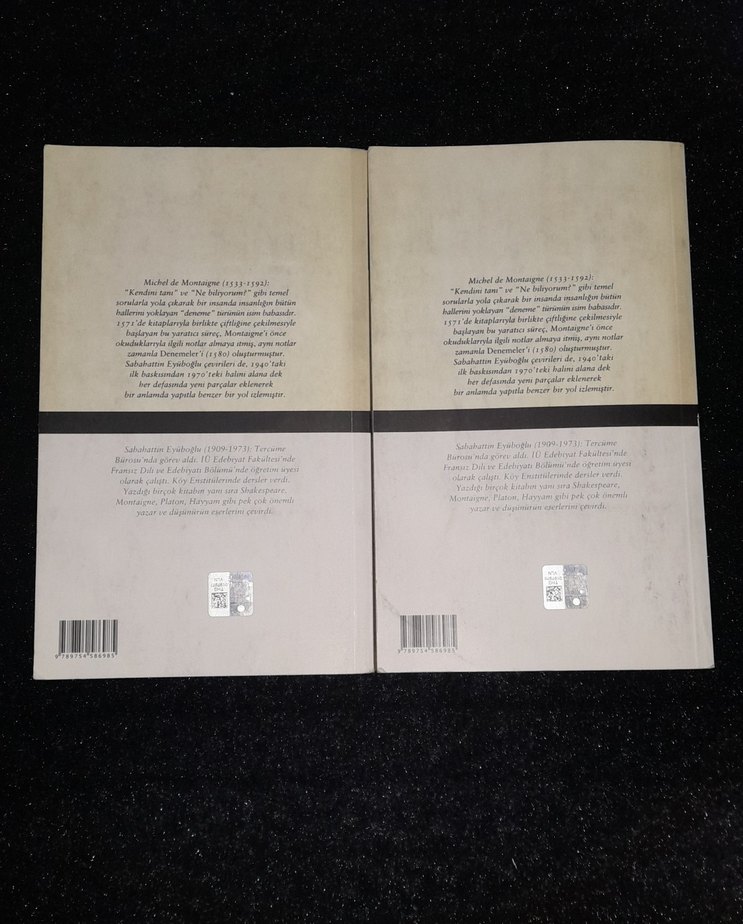 Montaigne - Denemeler Kitap(TANE FİYATIDIR) - Görsel 3
