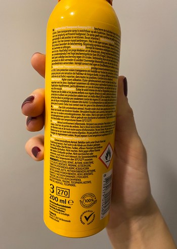 Kruidvat Solait SPF 50 Transparan Güneş Spreyi - Görsel 3