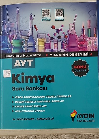 Aydın Yayınları Ayt Kimya Soru Bankası