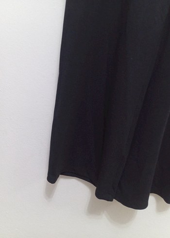 Siyah Kadın Midi Kumaş Pantolon - Görsel 4