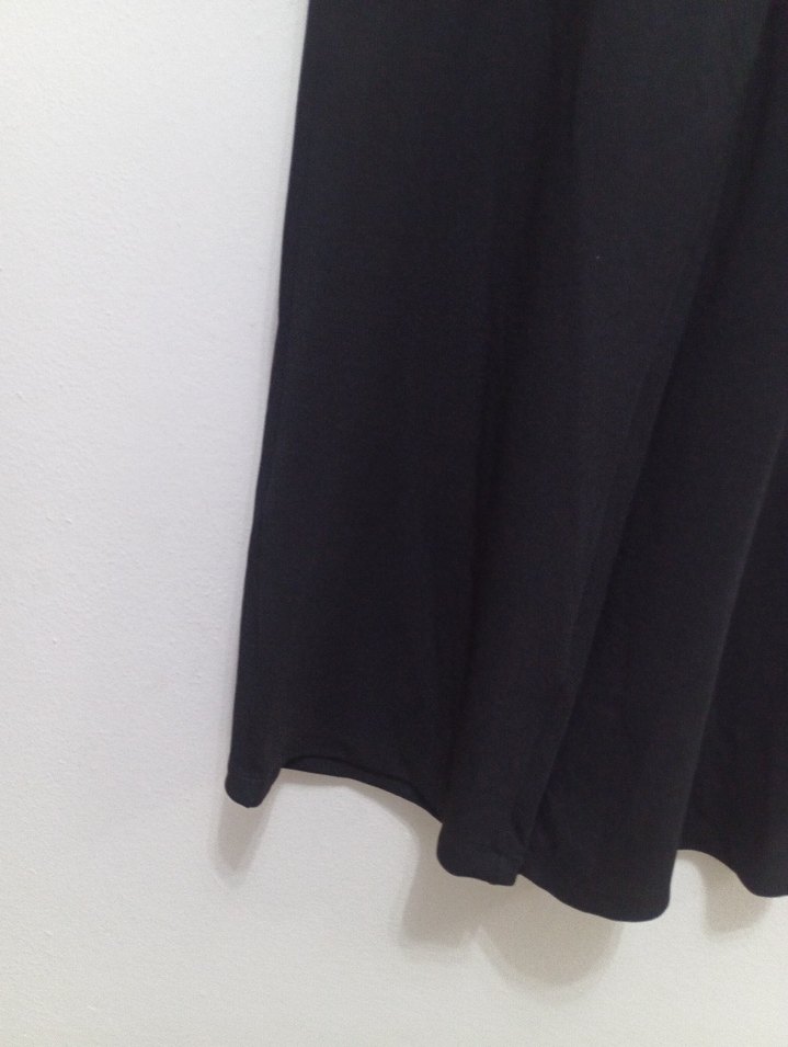 Siyah Kadın Midi Kumaş Pantolon - Görsel 4