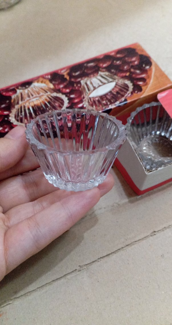 kahve yanı Cam Tatlı Kasesi Seti - Görsel 3