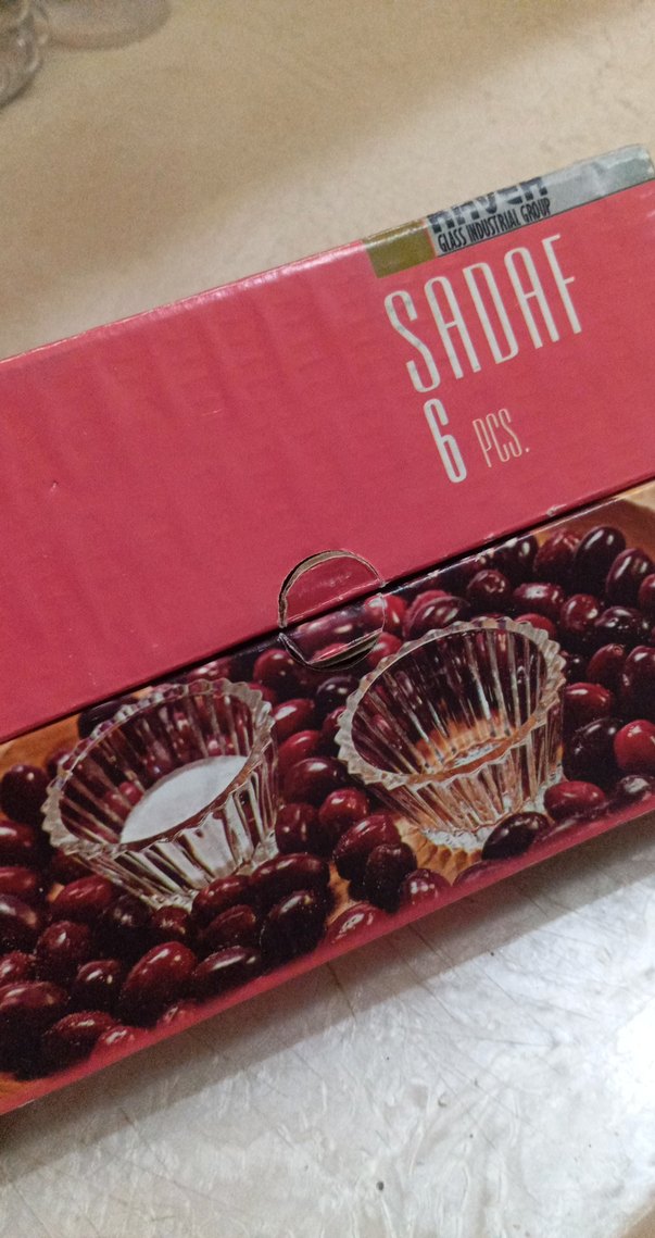 kahve yanı Cam Tatlı Kasesi Seti - Görsel 4