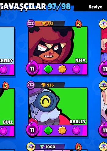 brawl stars 85k kupalık hesap - Görsel 2