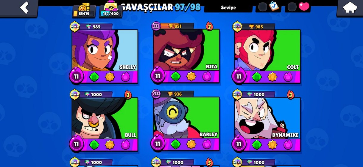 brawl stars 85k kupalık hesap - Görsel 2