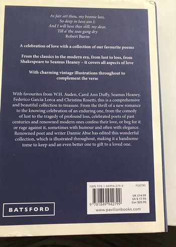 Favourite Aşk Şiirleri - Dannie Abse Editörlüğünde - Görsel 2