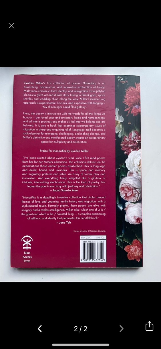 Honorifics - Cynthia Miller Şiir Kitabı - Görsel 2