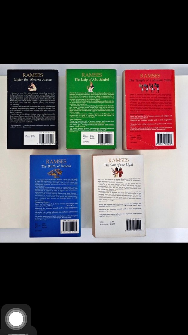 Christian Jacq Ramses ingilizce 5 Kitap - Görsel 2