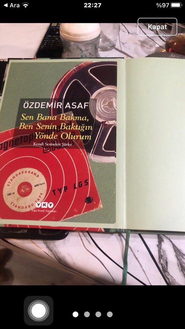 Özdemir Asaf - Sen Bana Bakma Kitabı - Görsel 2
