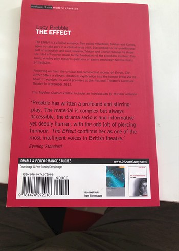 Lucy Prebble - The Effect Kitap - Görsel 2