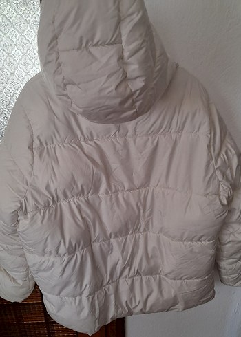 LC Waikiki Kadın Beyaz Midi Kışlık Mont
