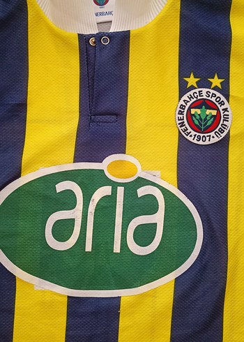 l Beden Orijinal Fenerbahçe 2001 Vintage Taraftar Forması