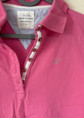 Boyner Kadın Pembe Polo Yaka Tişört- boyner/limon company