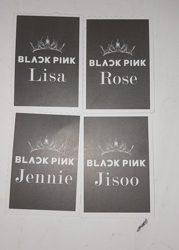  Blackpink fotokart seti