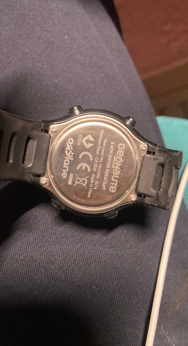 Siyah Dijital Erkek Biker Saat - Görsel 2