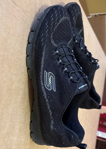 Siyah Kadın Spor Stiletto Topuklu Sneaker - Görsel 3