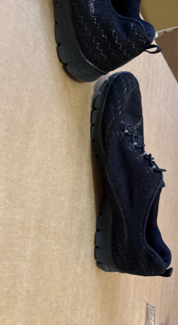 Siyah Kadın Spor Stiletto Topuklu Sneaker - Görsel 4