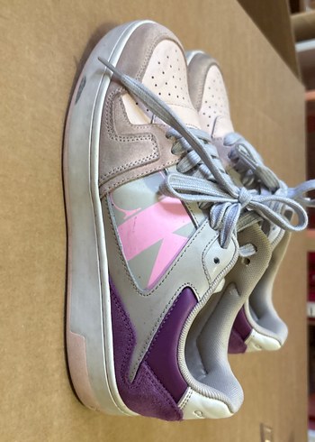 Mor Platform Topuklu Kadın Spor Ayakkabı - Görsel 4