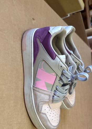 Mor Platform Topuklu Kadın Spor Ayakkabı - Görsel 2