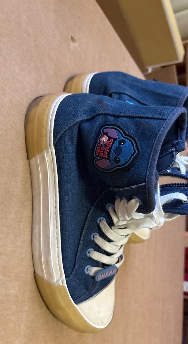 Mavi Kot Yüksek Top Sneaker Kadın - Görsel 3