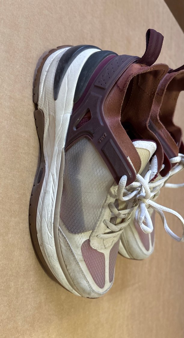 Zara Beyaz Gri Bağcıklı Kadın Spor Ayakkabı - Görsel 4