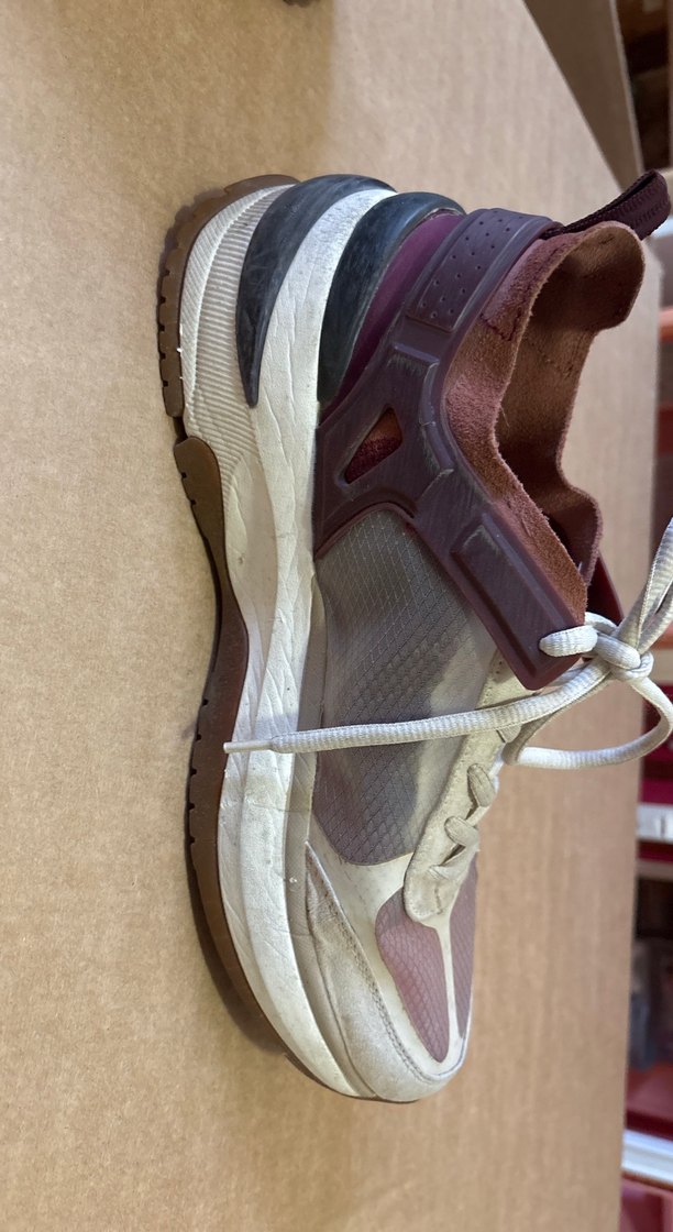 Zara Beyaz Gri Bağcıklı Kadın Spor Ayakkabı - Görsel 5