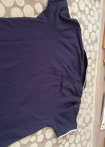 Erkek Lacivert Kısa Kollu Polo Tişört - Görsel 3