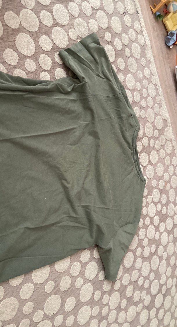 Yeşil Baskılı Kısa Kollu Tişört - Görsel 2