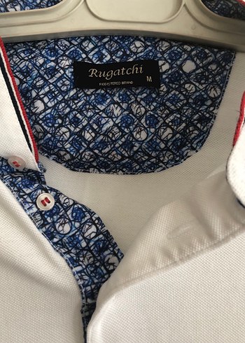 Düğmeli Beyaz Erkek Polo Tişört - Görsel 3