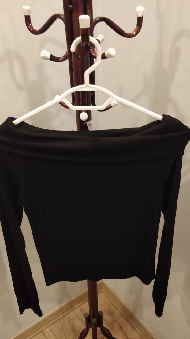 Siyah Kadın Uzun Kollu zara Bluz - Görsel 3