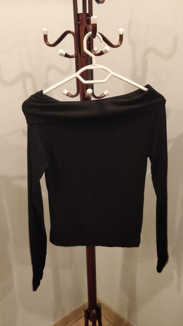 Siyah Kadın Uzun Kollu zara Bluz - Görsel 2