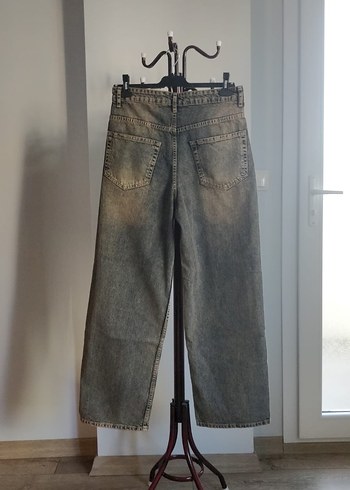 Erkek Gri baggy Denim Jean - Görsel 2