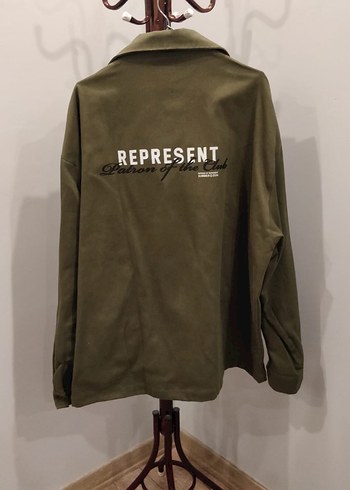 Erkek Khaki Düğmeli Streetwear Ceket - Görsel 4