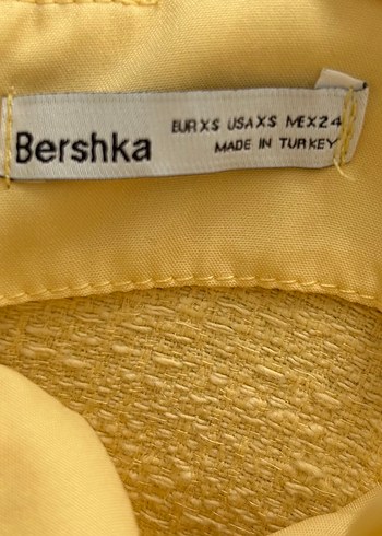 xs Beden BERSHKA Keten Midi Bohem Tulum