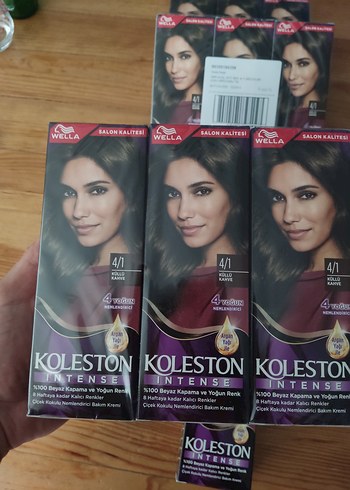 Wella Koleston Intense 4/1 Küllü Kahve Saç Boyası - Görsel 6