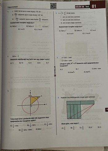 Beden Renk AYT Matematik 3D Soru Bankası