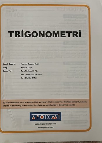 Beden Renk Fonksiyonlar ve Trigonometri Konu Anlatımlı Soru Bankası