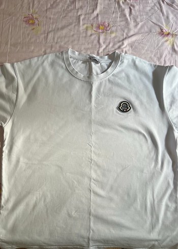 Moncler Beyaz Pamuklu Tişört