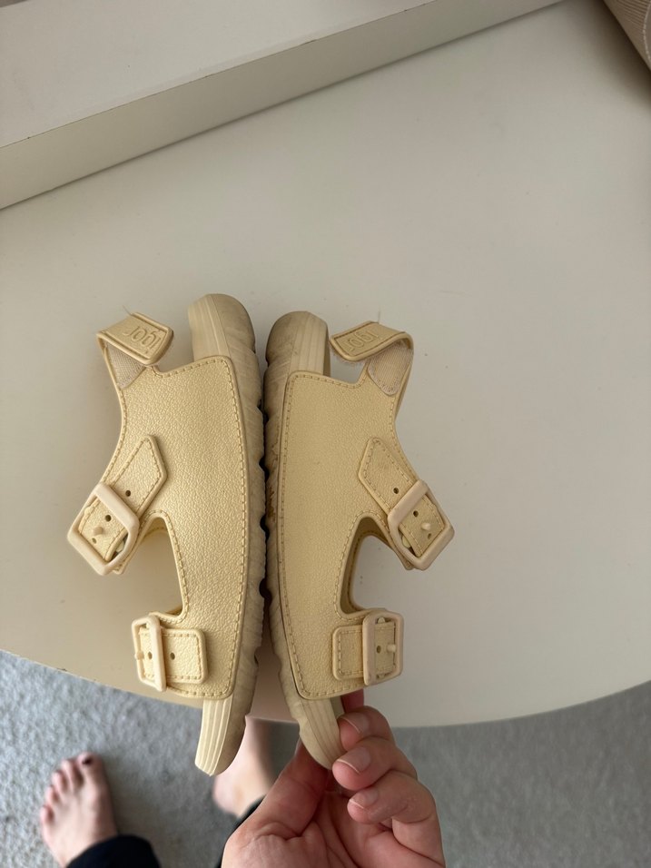 Bej İgor Çocuk Tokalı Sandalet - Görsel 4