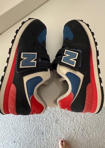 New Balance Erkek Çocuk Mavi Spor Ayakkabı - Görsel 3