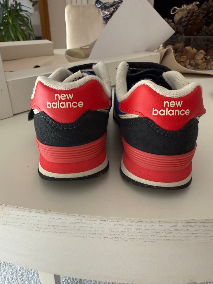 New Balance Erkek Çocuk Mavi Spor Ayakkabı - Görsel 4