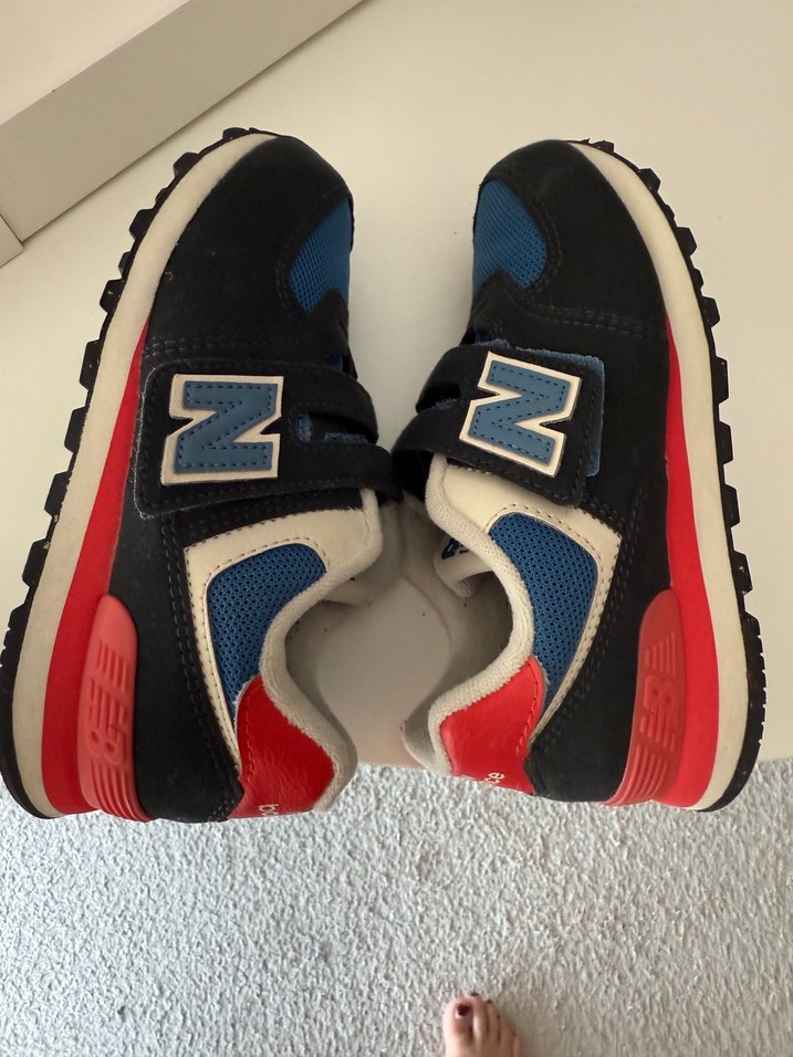 New Balance Erkek Çocuk Mavi Spor Ayakkabı - Görsel 3