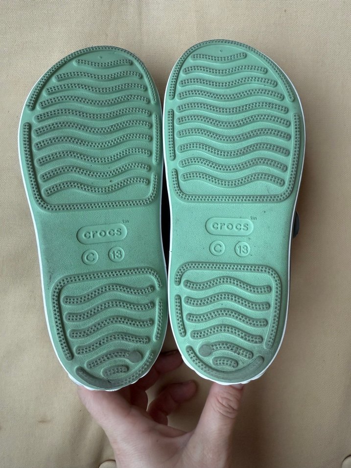 Crocs Yeşil Tokalı Çocuk sandaleti - Görsel 5