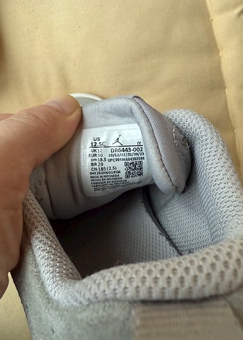 Nike jordan series es alt Gri Süet Erkek Çocuk Spor Ayakkabı - Görsel 7