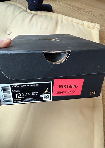 Nike jordan series es alt Gri Süet Erkek Çocuk Spor Ayakkabı - Görsel 8