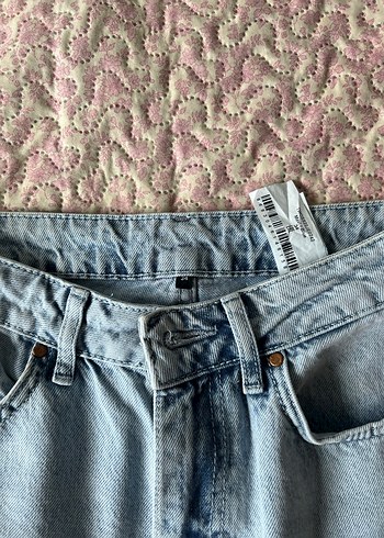 Açık mavi yüksek bel Trendyolmilla wide leg jeans - Görsel 5