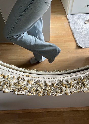 Açık mavi yüksek bel Trendyolmilla wide leg jeans - Görsel 3