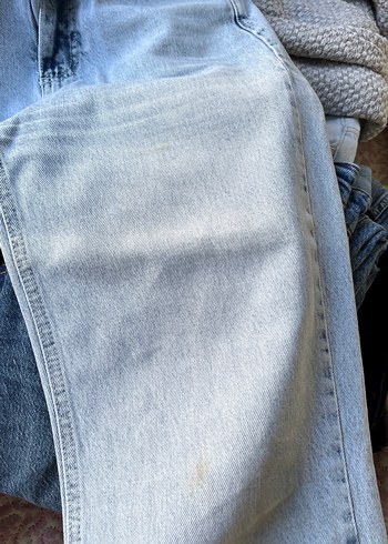 Açık mavi yüksek bel Trendyolmilla wide leg jeans - Görsel 7