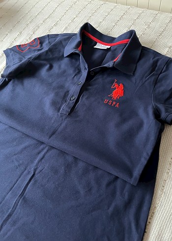 Kadın Lacivert Polo elbise Üç Düğmeli - Görsel 2