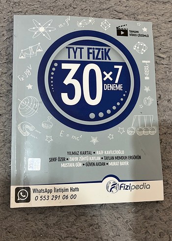 TYT Fizik 30x7 Deneme Sınavı Kitabı